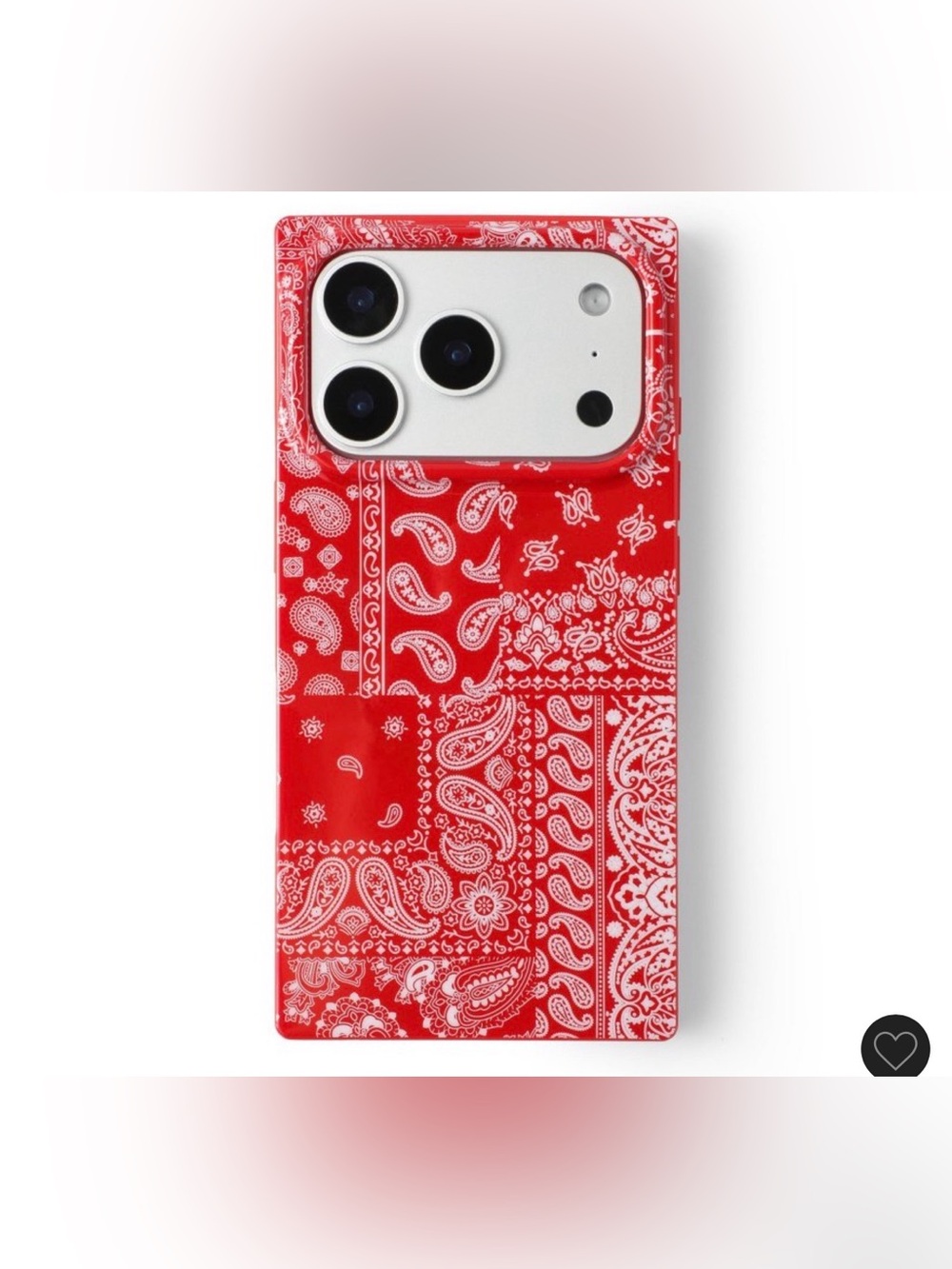 Hello Lux Red Bandana Pattern 17 pro apple Phone Case
